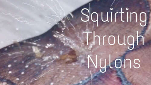 Lexxiblakk – Double Squirt Through Pantyhose 1080p - Cover