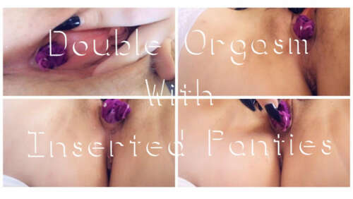 Lexxiblakk – Double Orgasm with Inserted Panties 1080p - Cover