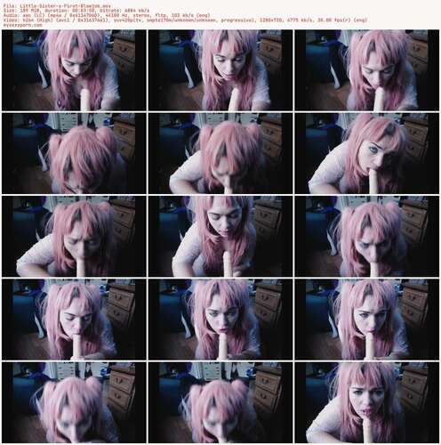 Lexxiblakk - Little Sister s First Blowjob 720p - Preview