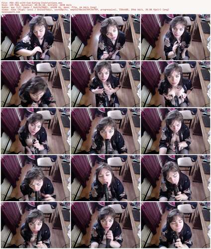 Lexxiblakk - POV JOI with Cum Eating Instructions 480p - Preview