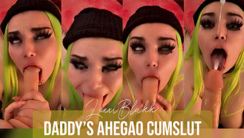 Lexxiblakk – Daddys Ahegao Cumslut 720p - Cover