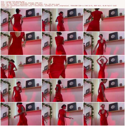 Jessica Alvarez - I enjoy life dancing 1080p - Preview