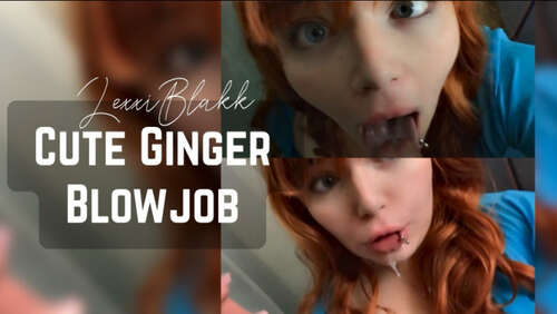 Lexxiblakk – Cute Ginger Blowjob 720p - Cover