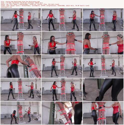 MahoganyQen - Caning amp Bastinado from Two Mistresses 1080p - Preview