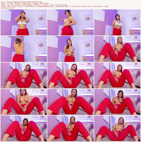 AndyModel - Fetish Leggings Hitachi Masturbation 1080p - Preview