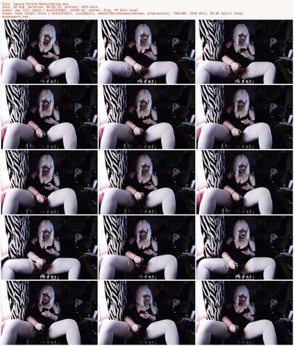 Lexxiblakk - Ignore Fetish Masturbation 480p - Preview