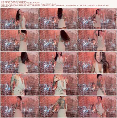 Jessica Alvarez - Dancing alone in my house 1080p - Preview