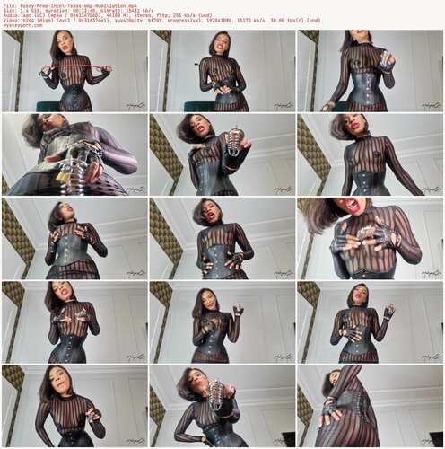 MahoganyQen - Pussy Free Incel Tease amp Humiliation 1080p - Preview