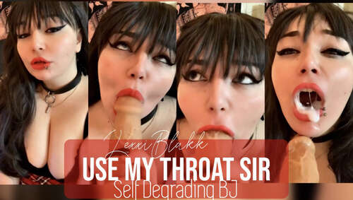 Lexxiblakk – Use My Throat Sir 720p - Cover