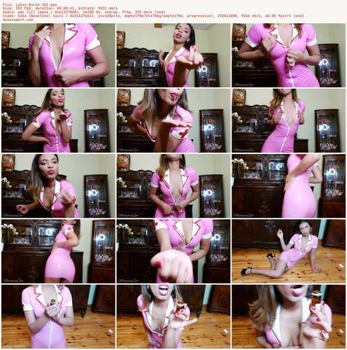 MahoganyQen - Latex Nurse JOI 1080p - Preview