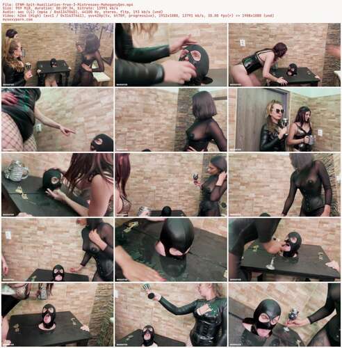 MahoganyQen - CFNM Spit Humiliation from 3 Mistresses MahoganyQen 1080p - Preview