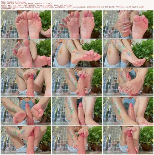 Jessica Alvarez - Footjob On Floor 1080p - Preview