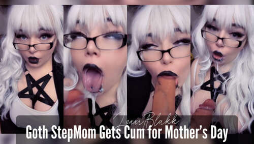 Lexxiblakk – Goth Step Mom Gets Cum for Mother s Day 720p - Cover