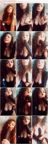 Lexxiblakk - Another Sloppy BJ Vid On Giant BBC Dildo 1080p - Preview