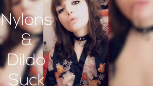 Lexxiblakk – Nylon and Dildo Suck 1280p - Cover
