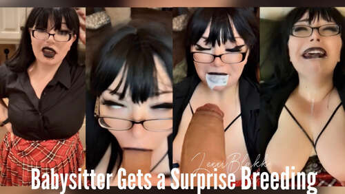 Lexxiblakk – Babysitter Gets a Surprise Breeding 1080p - Cover