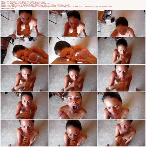 videoxxx - POV Monster Cock Blow Job with Swallow 2160p - Preview