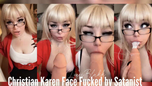 Lexxiblakk – Christian Karen Gets Face Fucked by Satanist 1080p - Cover
