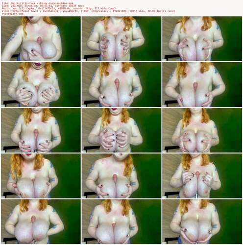 RoxanneMiller - Quick titty fuck with my fuck machine 1080p - Preview