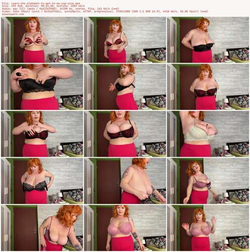 RoxanneMiller - Learn the alphabet to get to my cup size 1080p - Preview