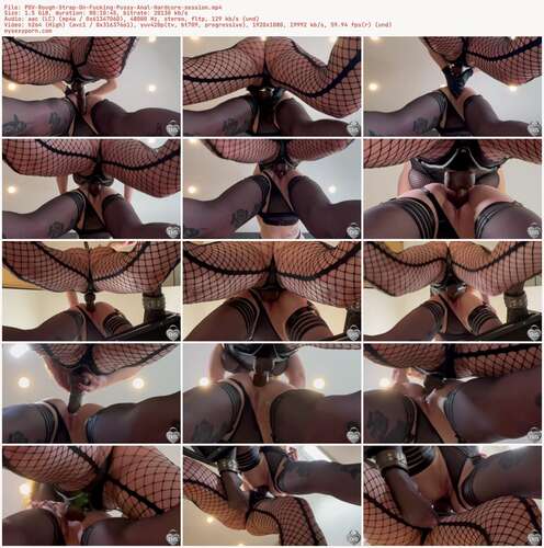 Mistress Noir - POV Rough Strap On Fucking Pussy Anal Hardcore session 1080p - Preview