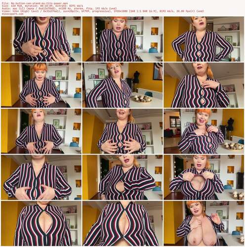 RoxanneMiller - No button can stand my tits power 1080p - Preview