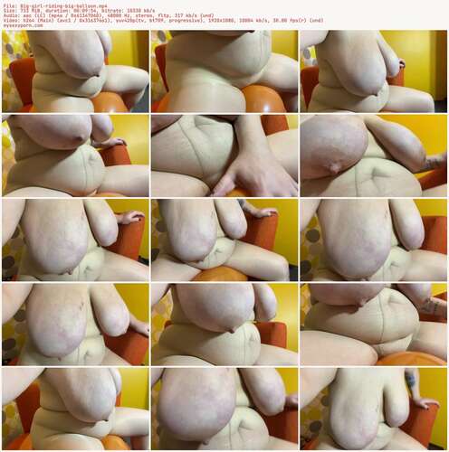 RoxanneMiller - Big girl riding big balloon 1080p - Preview