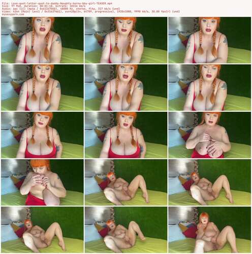 RoxanneMiller - Love quot letter quot to daddy Naughty horny bby girl TEASER 1080p - Preview