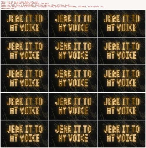 RoxanneMiller - Jerk it to my voice Audio only 1080p - Preview