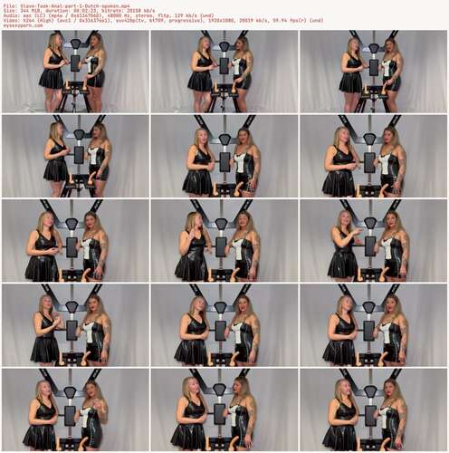 Mistress Noir - Slave Task Anal part 1 Dutch spoken 1080p - Preview