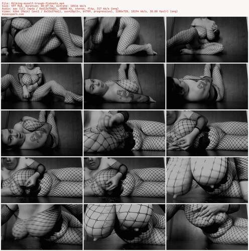 RoxanneMiller - Milking myself trough fishnets 720p - Preview