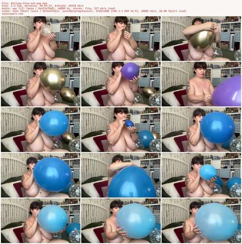 RoxanneMiller - Balloon blow non pop 1080p - Preview