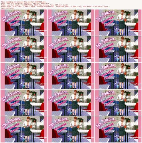 RoxanneMiller - Looking for answers The Teacher GIANTESS 1080p - Preview