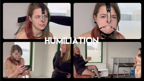 Mistress Noir – Humiliation with nose and mouth hook 1080p - Cover