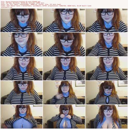 RoxanneMiller - Breast Expansion Fantasy At work TEASER 720p - Preview