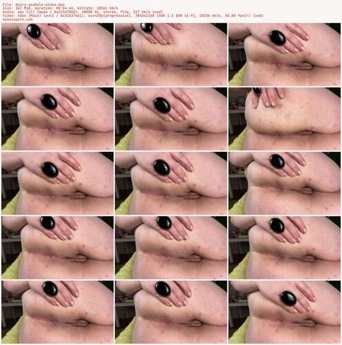 RoxanneMiller - Hairy asshole winks 2160p - Preview