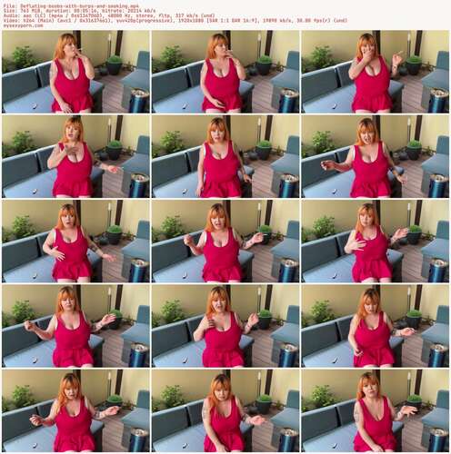 RoxanneMiller - Deflating boobs with burps and smoking 1080p - Preview