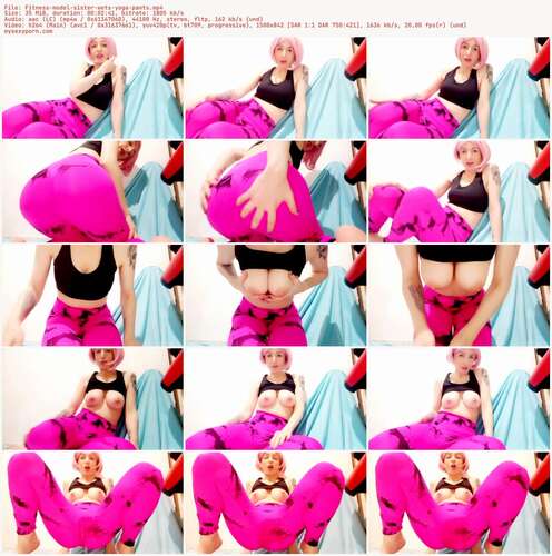 TabooPrincess - Fitness model sister wets yoga pants 842p - Preview