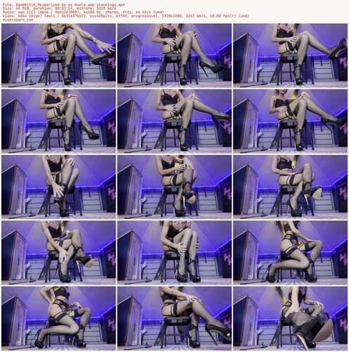 BaddB1tch Mesmerized - By My Heels & Stockings 1080p - Preview