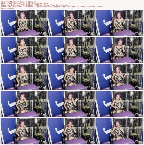 BaddB1tch Cant - Focus In Class 1080p - Preview