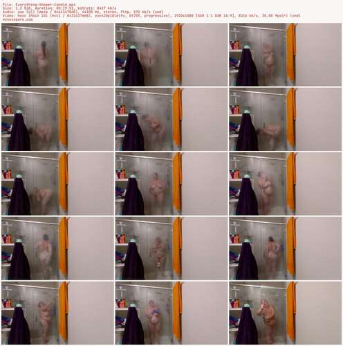 VioletWanderer - Everything Shower Candid 1080p - Preview