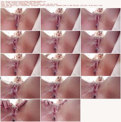 TabooPrincess - Intense cuckold training DOUBLE DRIPPING CREAMPIE 842p - Preview