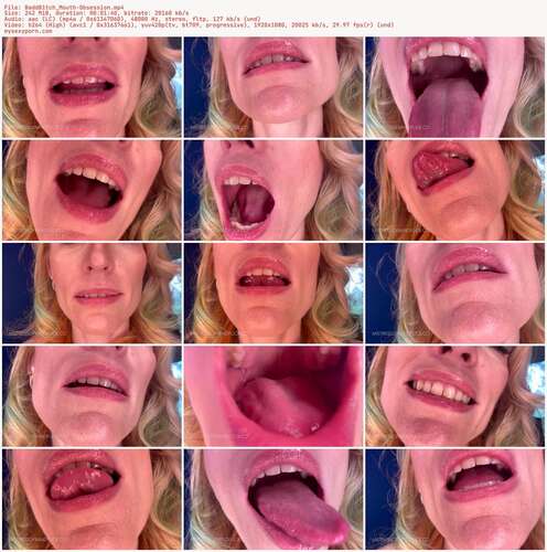 BaddB1tch Mouth - Obsession 1080p - Preview