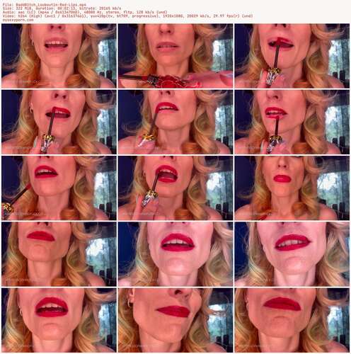 BaddB1tch Louboutin - Red Lips 1080p - Preview