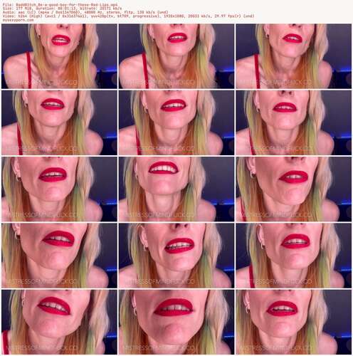 BaddB1tch Be - A Good Boy For These Red Lips 1080p - Preview