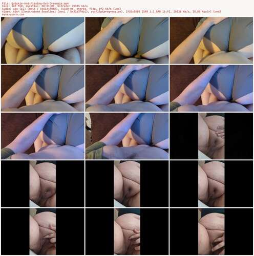 VioletWanderer - Quickie And Pissing Out Creampie 1080p - Preview