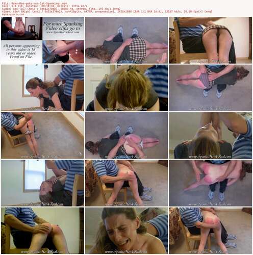 Spank Her 4 Real - Roxy Mae gets her 1st Spanking 1080p - Preview