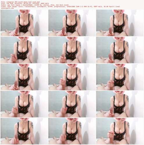 TabooPrincess - Lingerie JOI count down real cock 1080p - Preview