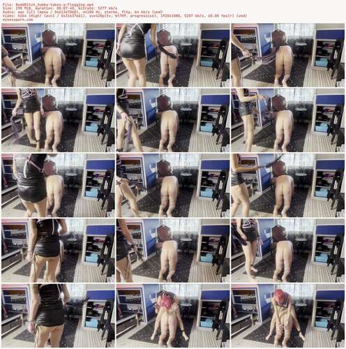 BaddB1tch Subby - Takes A Flogging 1080p - Preview