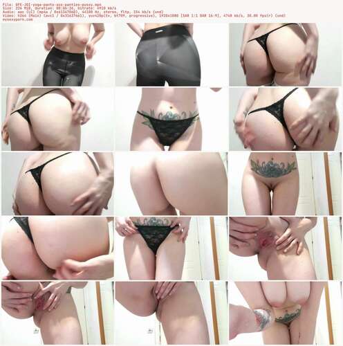 TabooPrincess - GFE JOI yoga pants ass panties pussy 1080p - Preview